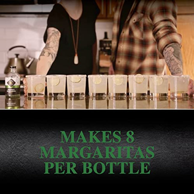 Strongwater Best Margarita Mix - Makes 8 Cocktails - Concentrated Margarita Drink Mix, Coin Style Premium Margarita Mixer, Made with Fresh Lime Juice & Orange Cointreau Extract - Just Add Tequila