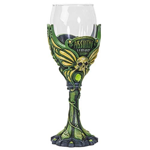 Verre gothique NEMESIS NOW 'Absinthe la fée verte' en verre et polyrésine Verre gothique NEMESIS NOW 'Absinthe la fée verte' en verre et polyrésine