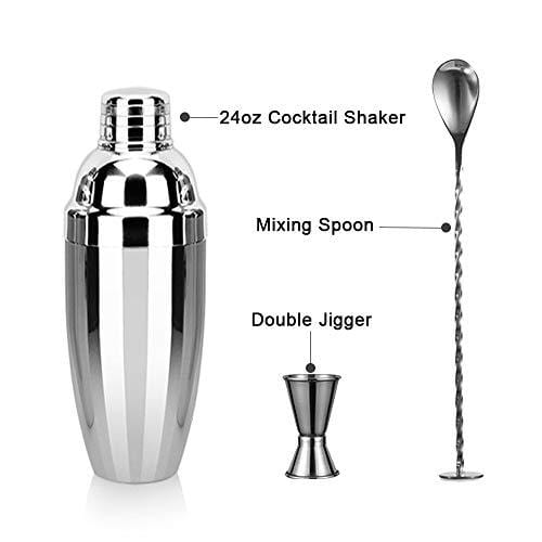 Cocktail Shaker Set, 16 Piece Bartender Kit, Cocktail Shaker, Stainless  Steel Ba