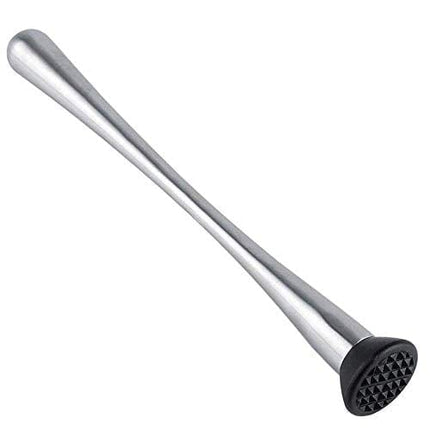 11.6 Inch Long Stainless Steel Cocktail Muddlers - Stable Muddled Fruit Mint Lime Lemon Herb (1)