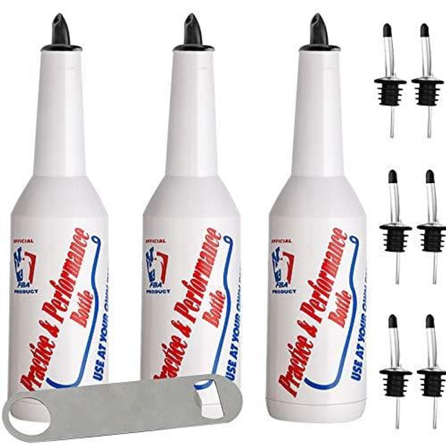 Flair Bottle Decorative Bottles- 25oz/750ml Height Flair Bartender Practice & Performance Bottle