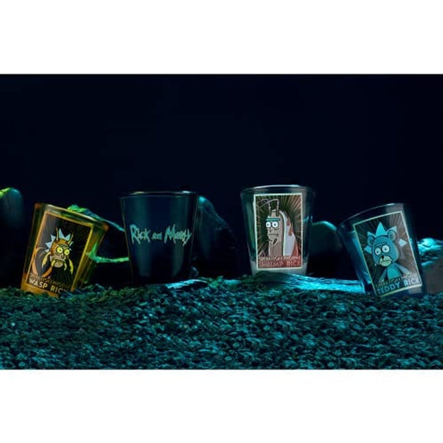 Rick & Morty Shot Glass Set, 4-Pack