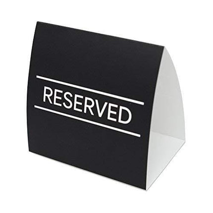 Reserved Signs Table Tents for Restaurants, Weddings, and Events (Pack of 20)