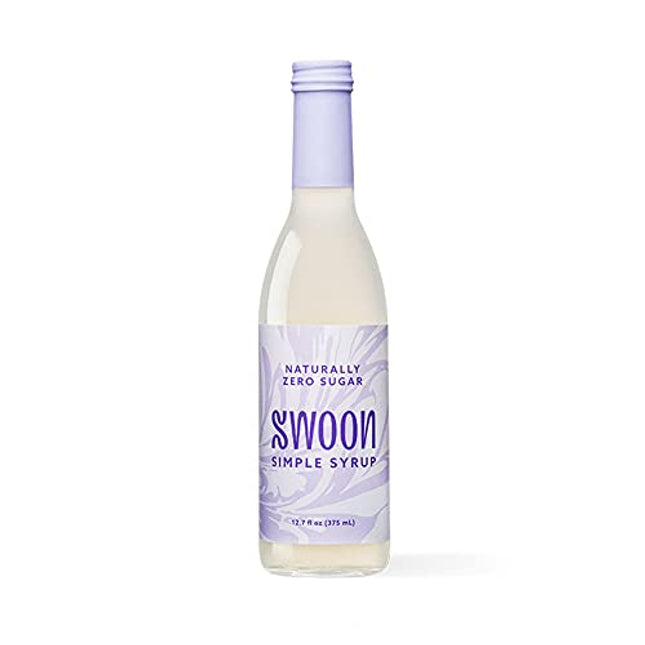 Swoon Zero Sugar Simple Syrup - Natural 1:1 Liquid Sugar Substitute - Sweetness from Monk Fruit - Sugar Free, Keto Friendly, Zero Carbs