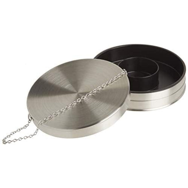 Tablecraft Glass Rimmer, Gray