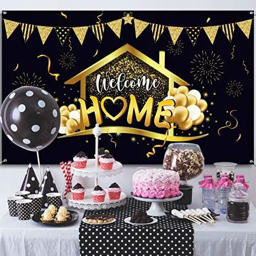 Welcome Home Party Decorations Supplies Homecoming Party Backdrop