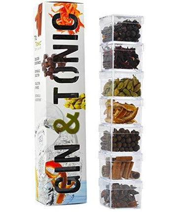 Te Tonic Gin And Tonic Infusions Kit, 7 Gin Botanicals Kit To Garnish Your Cocktail - Ideal Gift For Gin Lovers