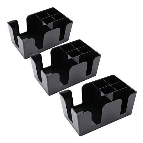 Tebery Black Mat 18 x 12 Rubber Bar Service Spill Mat ( 2 Pack )