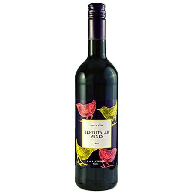 Teetotaler Non Alcoholic Red Wine Beverage Alcohol Free Wine Alternative (1 Bottle - 750mL)