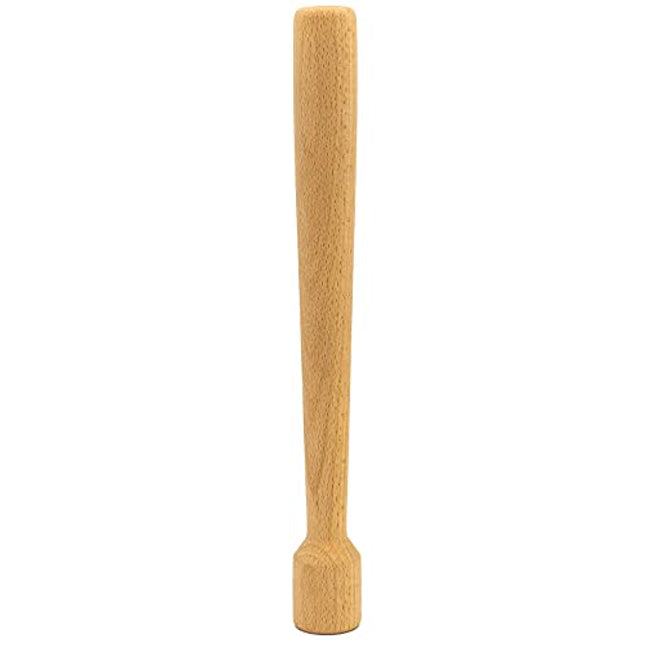 The Art of Craft Wood Cocktail Muddler: 12 inch Hardwood Mojito Drink Muddler Home Bar Tool