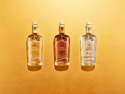 Free Spirits | The Spirit of Bourbon | Award Winning Non-Alcoholic Spirit for Cocktails | Oak-Caramel Nose, Only 5 Calories, Vegan & Gluten-Free with Mood Lifting Vitamins | 750 ml