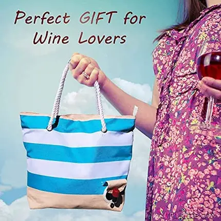 Insulated Wine Purse - Portable Tote w/ Spout for Wine, Beer, Any Beverage - Gift for Wine Lovers, Beer Enthusiast, Mixologists, Moms On The Go and Everyone In Between