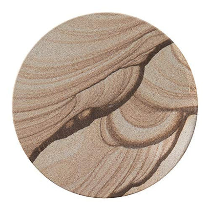 Thirstystone Brand - Desert Sand Coaster, Multicolor All Natural Sandstone - Durable Stone with Varying Patterns, Every Coaster Is An Original 4 inch round