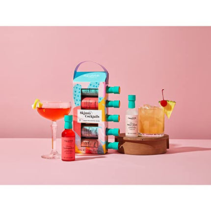 Thoughtfully Cocktails, Skinny Cocktail Mixer Variety Set, Vegan and Vegetarian, Sugar-Free Mixers are Pre-Measured for a Single Serving and the Right Pour Every Time, Pack of 5 (Contains NO Alcohol)