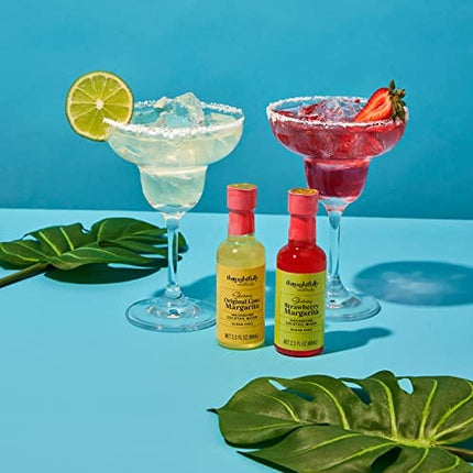 Thoughtfully Cocktails, Skinny Margarita Mixers, Vegan and Vegetarian, Sugar-Free Cocktail Mixers are Pre-Measured for a Single Serving and the Right Pour Every Time, Pack of 5 (Contains NO Alcohol)