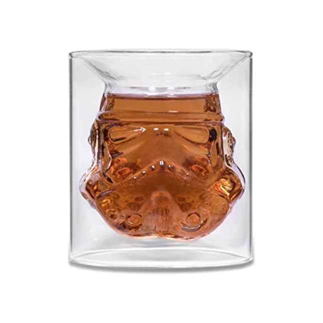 THUMBS UP Original Stormtrooper Glass, 8.5 x 9.3 x 9 cm, Transparent, STMTRPGLS