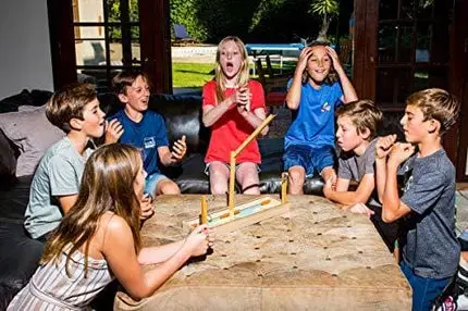 Tiki Toss Head 2 Head Hook and Ring Toss Game - Indoor or Outdoor Family Fun Backyard Games for Kids and Adults