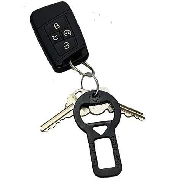 Bottle Opener by Tikit | Attachable Keychain Bottle Opener (Stealth)