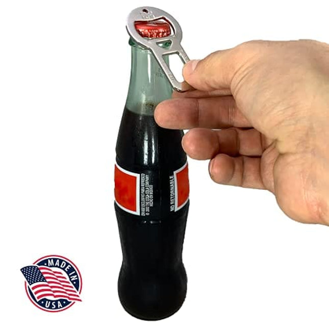 Bottle Opener by Tikit | Attachable Keychain Bottle Opener (Chrome)