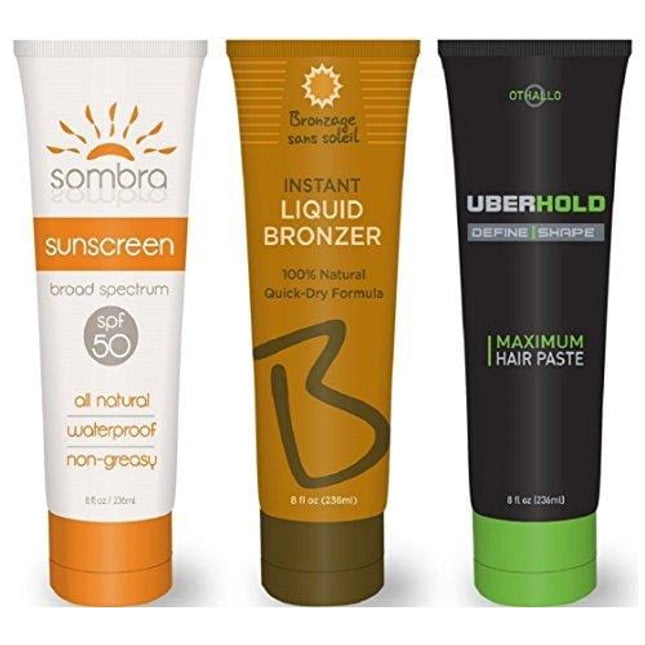 Tipsy Tubes Hidden Sunscreen Lotion Flask - Suntan Oil Flask-Sneak Smuggle Hide Booze and Alcohol - His and Her Flask for Concerts and Cruises - White Elephant Stocking Stuffer Gift