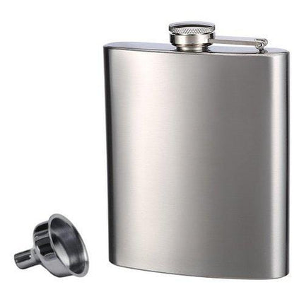 Top Shelf Flasks Stainless Steel Flask & Funnel Set, 8 oz