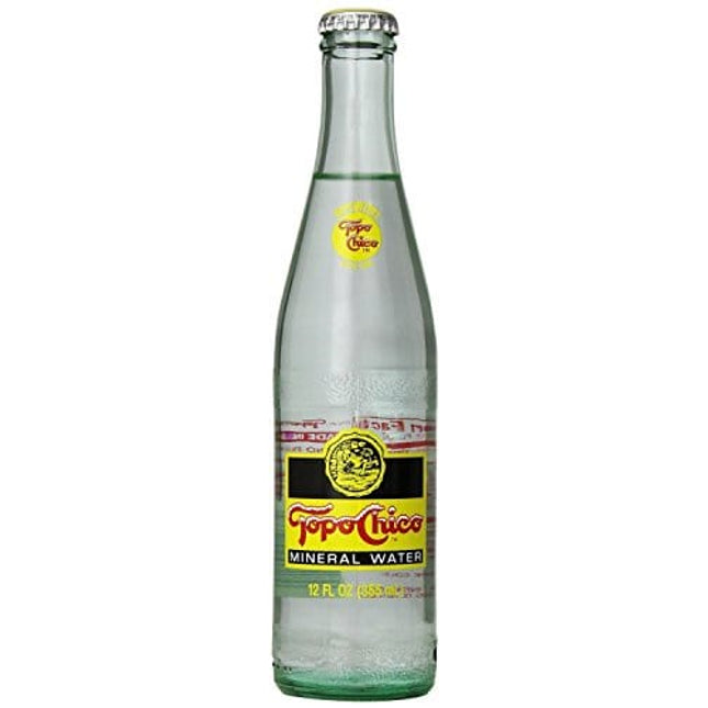 Topo Chico Mineral Water, 12oz Glass Bottle (Pack of 6, Total of 72 Fl Oz)