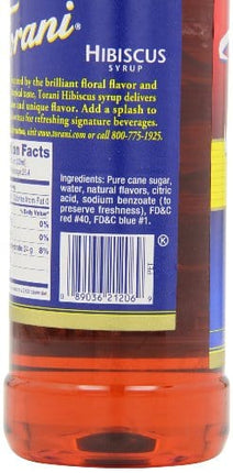 Torani Syrup, Hibiscus, 25.4 Ounce (Pack of 1)