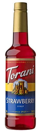 Torani Syrup, Strawberry, 25.4 Ounce (Pack of 1)