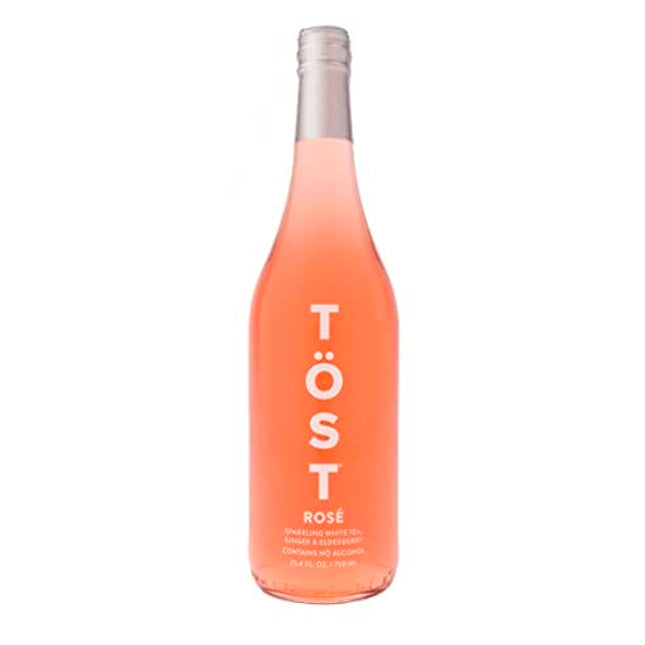 TÖST ROSÉ All-Natural Alcohol Free Sparkling Beverage, 25.4 Fl Oz (Pack of 1)