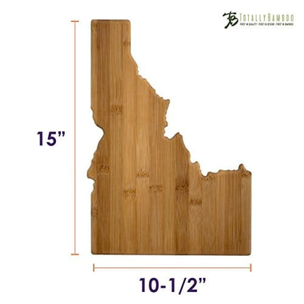 Totally Bamboo Idaho State Shaped Bamboo Serving & Cutting Board