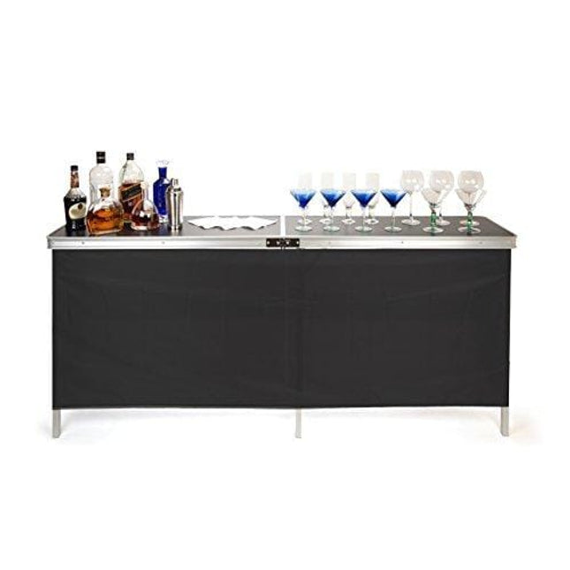 Trademark Innovations Portable Bar Table, Black
