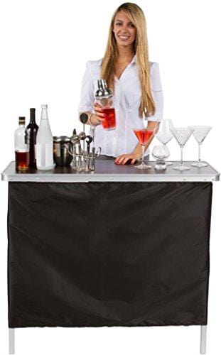 Trademark Innovations Portable Bar Table - Carrying Case Included