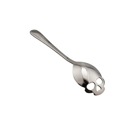 Skull Sugar Spoon 304 Stainless Steel Tea and Coffee Stirring Spoon Set of 6, Coffee Scoop Spoon Silver