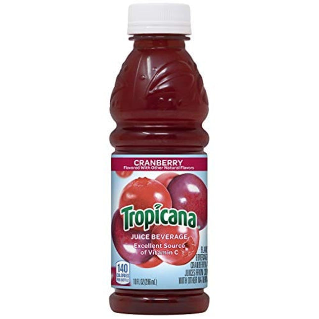 Tropicana Cranberry Cocktail Juice, 10 Ounce (Pack of 24)