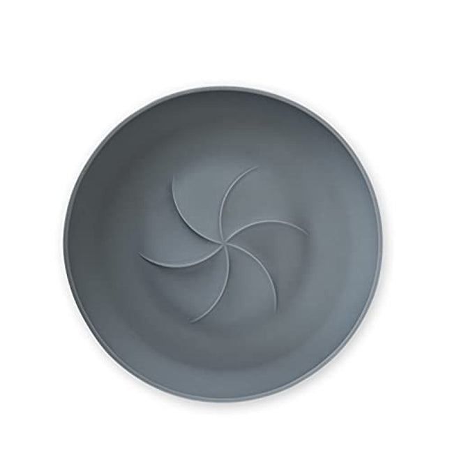 True Frill Cocktail Rimmer, Gray, Dishwasher Safe Food Grade Silicone, Glass Rimmer, Bar Tools