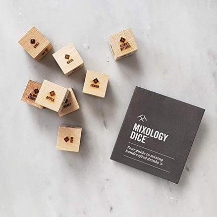Mixology Dice® (pouch) // Inspiration for craft cocktails/gift for him, gift for boyfriend, gift for men, bartender gift
