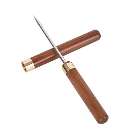Stainless Steel Ice Pick with Wooden Handle and Sheath Kitchen Tool (9" RoseWood)