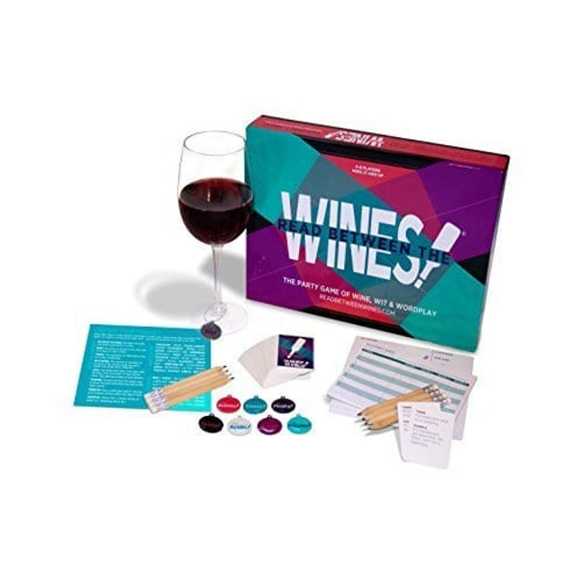 UNCORKED GAMES! Read Between The Wines! The Party Game of Wine, Wit & Wordplay