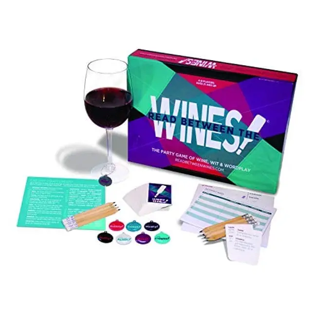 UNCORKED GAMES! Read Between The Wines! The Party Game of Wine, Wit & Wordplay