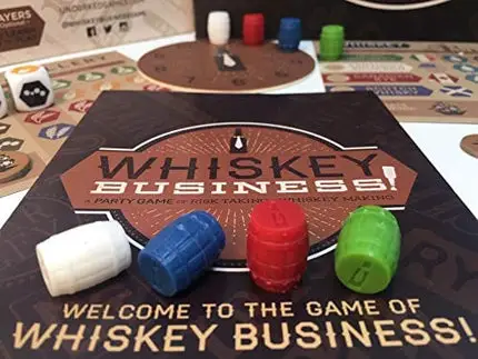 UNCORKED GAMES! Whiskey Business! The Party Game of Risk Taking & Whiskey Making