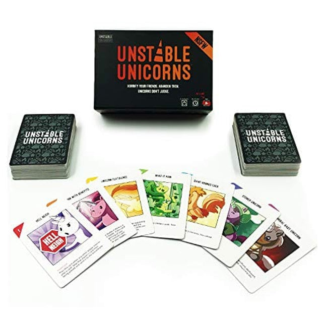 Unstable Unicorns NSFW Card Game - A Strategic Card Game and Party Game for Adults with Drinking Rules Available (for Ages 21+)