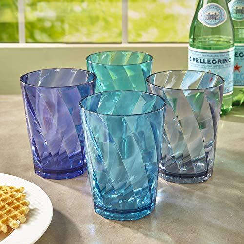 US Acrylic Optix Plastic Reusable Drinking Glasses (Set of 8) 14oz Rocks  Cups in Coastal Colors | BP…See more US Acrylic Optix Plastic Reusable