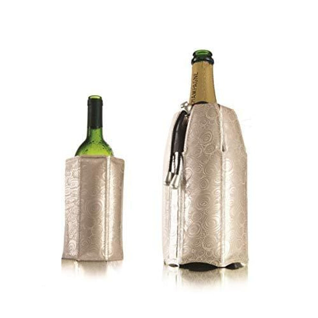 Vacu Vin Rapid Ice Wine and Champagne Cooler Set - Platinum