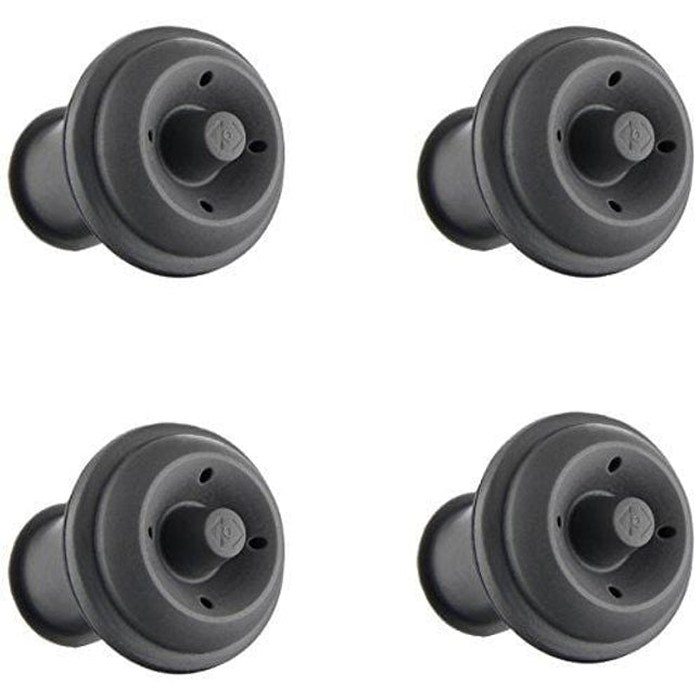 Vacu Vin Wine Saver Vacuum Stoppers Set of 4 – Grey