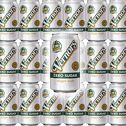 Vernors Diet Ginger Soda, 12oz Can (Pack of 18, Total of 216 Oz)