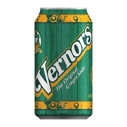 Vernors Ginger Soda, 12oz Can (Pack of 18, Total of 216 Oz)