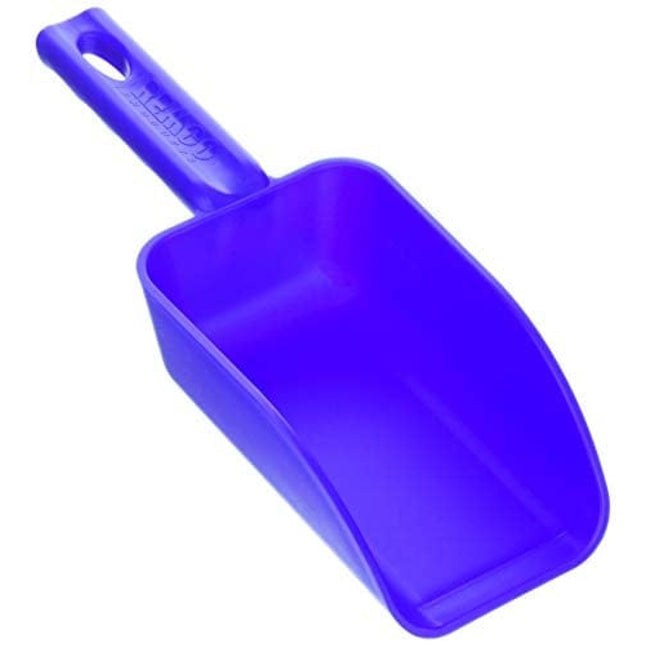Vikan Remco 63003 Color-Coded Plastic Hand Scoop - BPA-Free Food-Safe Kitchen Utensils, Restaurant and Food Service Supplies, 16 oz, Blue
