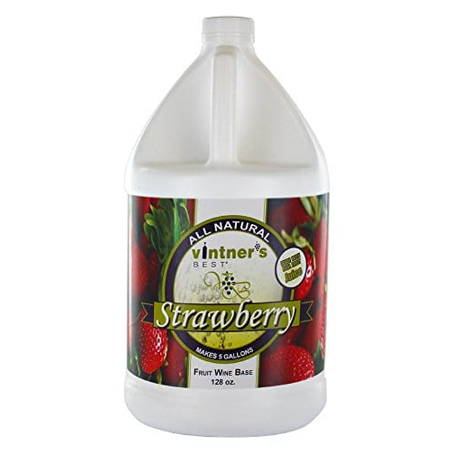 Vintner's Best 3928 Home Brew Ohio Vintners Best Fruit Wine Base, Strawberry, 128 oz.