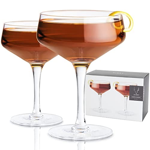 Angled Coupe Glasses (Set of 2) - Thumbnail 4
