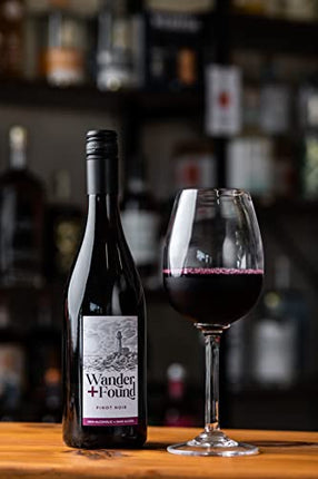 Wander + Found Pinot Noir Non Alcoholic Wine | Red Blend, 750 mL
